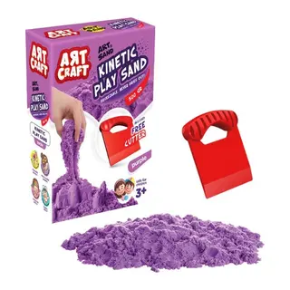 03689 NessiWorld Aksesuarlı Mor Kinetik Oyun Kumu 500 gr