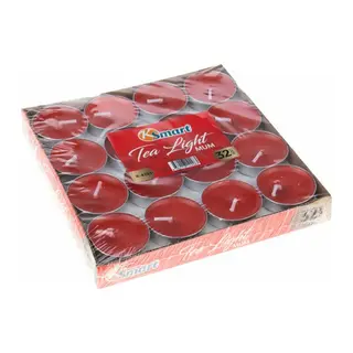 32'li Kırmızı Tea Light Mum