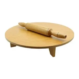 Taraklı Ahşap 34 cm Merdaneli Pratik Sofra Seti