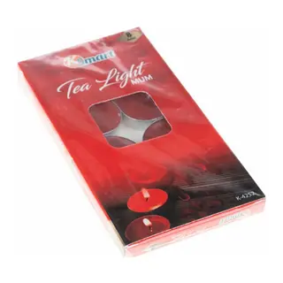8'li Kırmızı Tea Light Mum