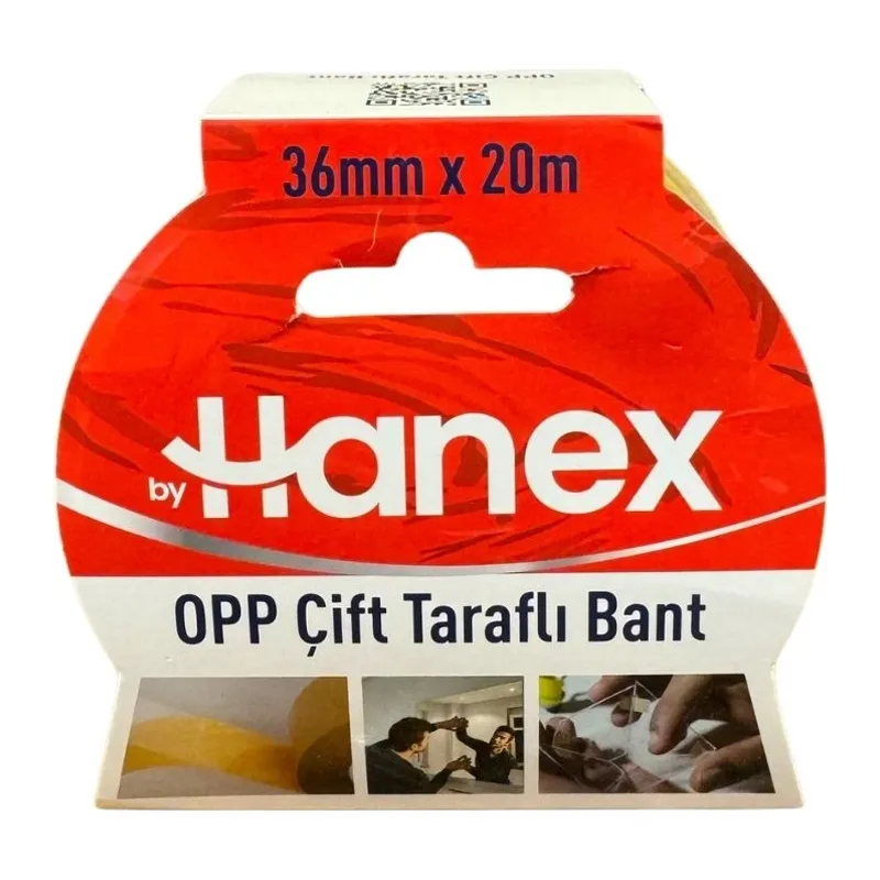 36 mm x 20 m Opp Çift Taraflı Bant
