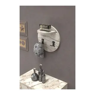 Duvar Askılığı Beyaz Mermer Desen
