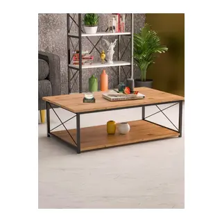 Double Orta Sehpa Ceviz 90x50 cm