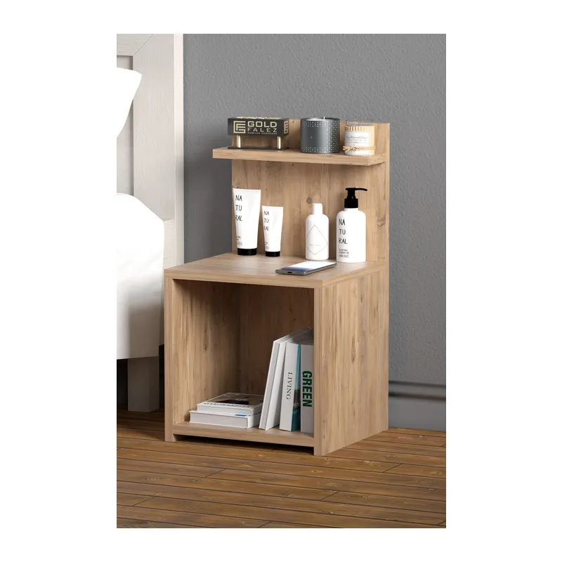 Açık Raflı Komodin Ceviz 63 cm