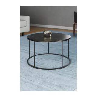 Siyah Ayak Orta Sehpa Bendir Siyah