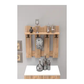 Country Duvar Askılığı Kahverengi 60 cm
