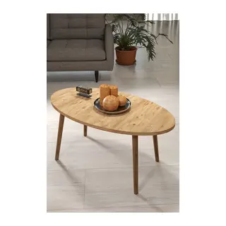 Torna Ayak Oval Orta Sehpa Ceviz