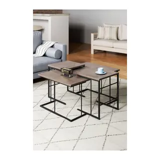 Solo Set Gordion Gri 3'lü