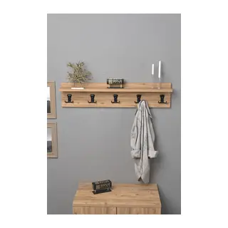 Duvar Askılığı Portmanto Kahverengi
