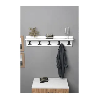 Duvar Askılığı Portmanto Beyaz 80