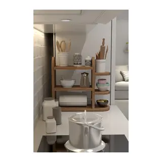 Baharatlık Havluluk Rafı Çam