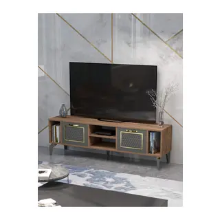 Linya Gold TV Sehpası Kahverengi