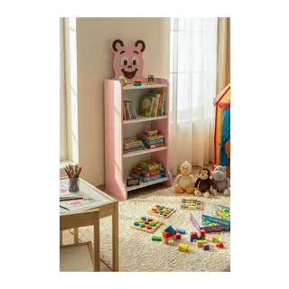 Happy Face Çocuk Kitaplığı Pembe
