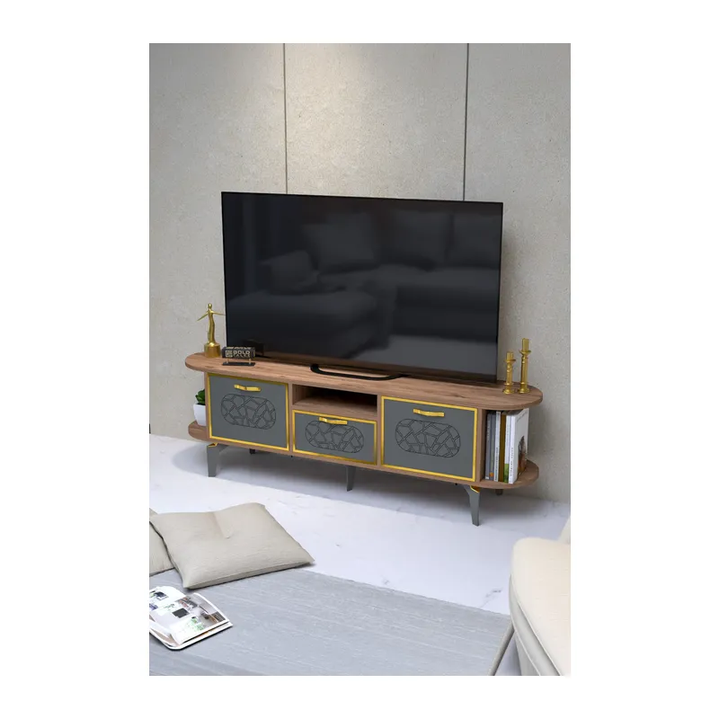 Mira Gold TV Ünitesi Kahverengi 160