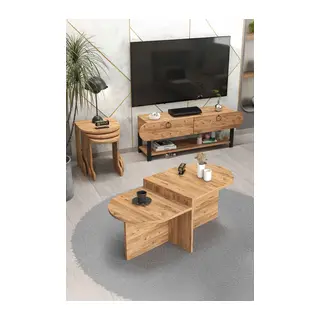 Setro 6'lı Mobilya Seti Kahverengi