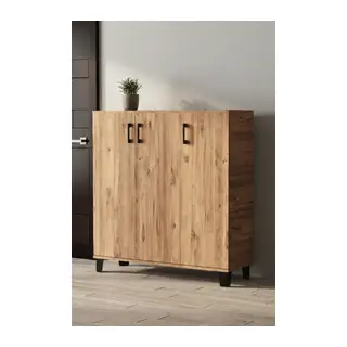 Ayakkabılık Dolabı Kahverengi 105 cm
