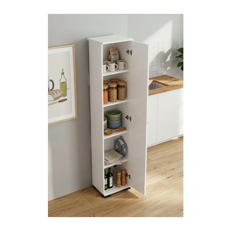 Çok Amaçlı Kiler Dolabı Beyaz 30 cm