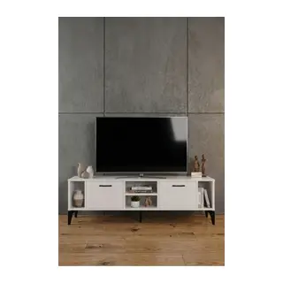 Linya TV Sehpası Suntalam Beyaz 160x35 cm