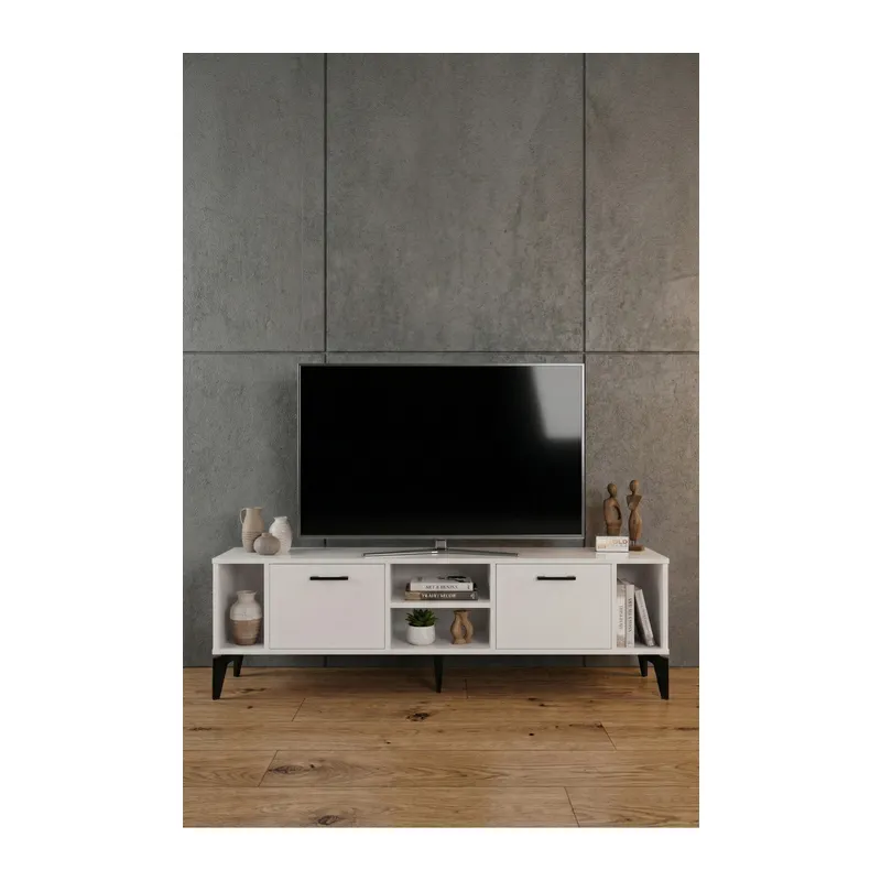 Linya TV Sehpası Suntalam Beyaz 160x35 cm