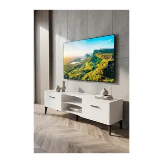 Vera TV Sehpası Suntalam Beyaz 160x35 cm