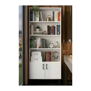 Çok Amaçlı Kitaplık Suntalam Beyaz 75x190