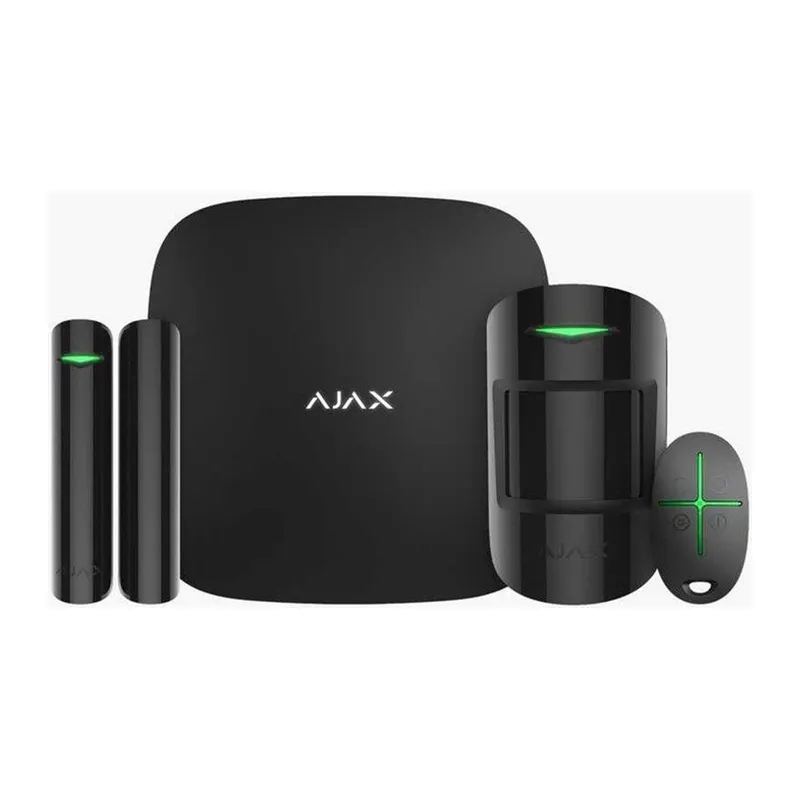 AJAX STARTERKIT 4G GSM/GPRS KABLOSUZ AKILLI ALARM SETİ SİYAH RENK