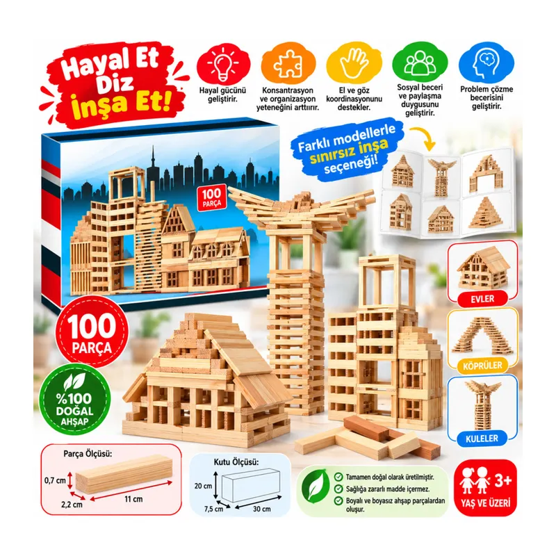 KR101 Ahşap Bloklar