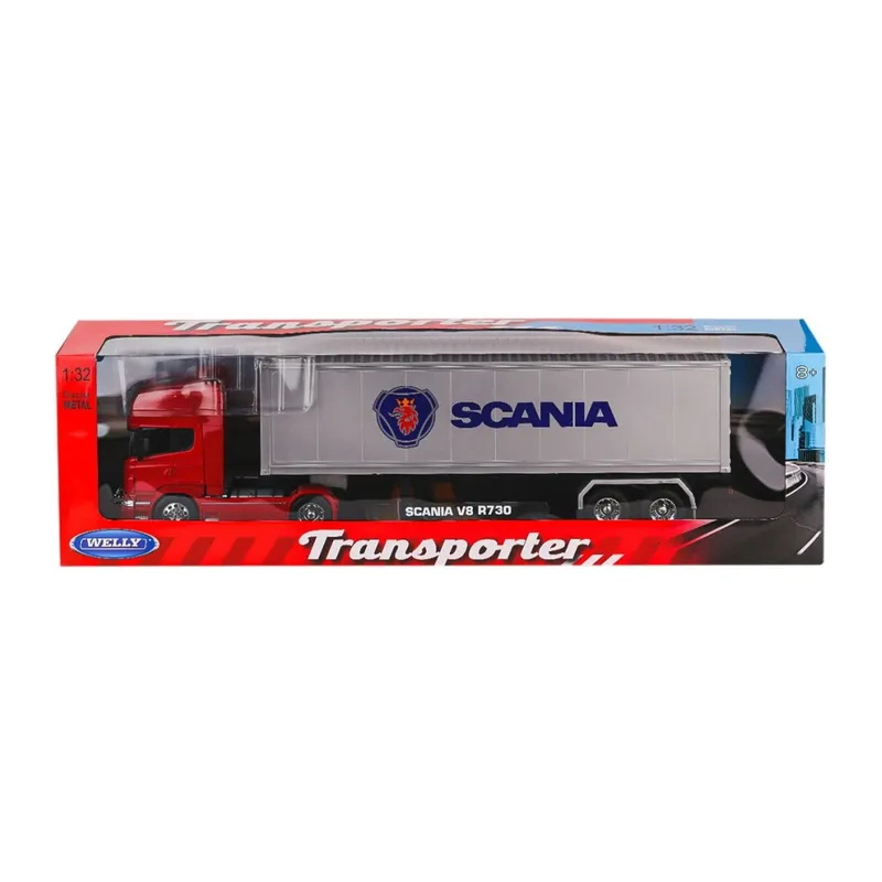 32671S-W NessiWorld Scania Transporter V8 R730 1:24 -Karsan Oyuncak