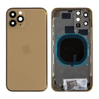 Iphone 11 Pro Uyumlu Boş Kasa + Kapak Gold Altın