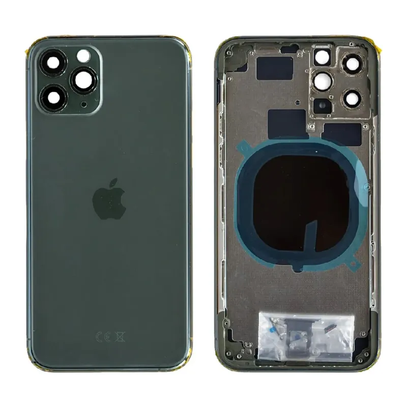 Iphone 11 Pro Uyumlu Boş Kasa + Kapak Yeşil