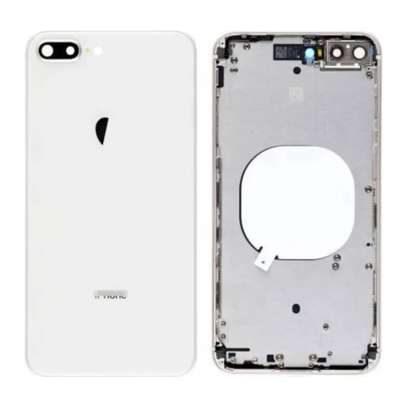 iPhone 8 Plus Uyumlu Boş Kasa + Kapak (Beyaz)