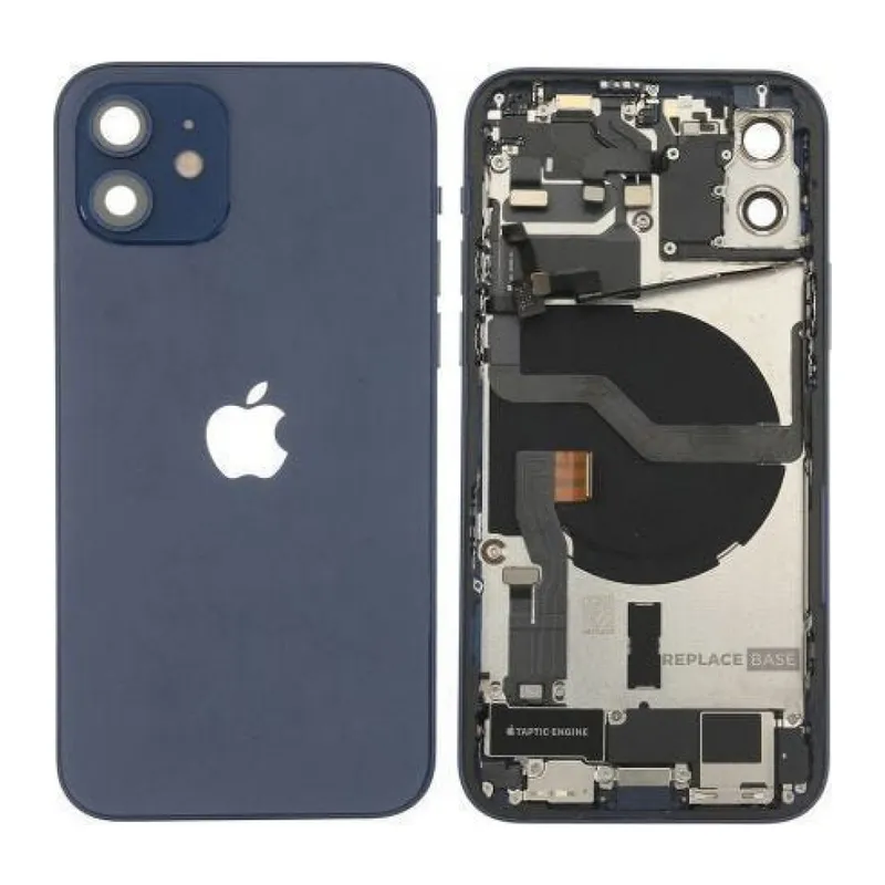 iPhone 12 Uyumlu FULL Dolu Kasa (Lacivert)