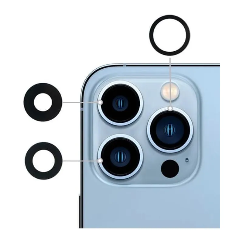 iPhone 13 Pro Uyumlu Kamera Camı Lensi Seti