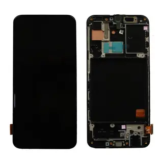 Samsung A40 REVİZE Dokunmatik Ekran Çıtalı (Siyah)
