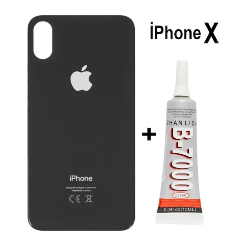 iPhone X Arka Pil Kapağı ve Yapıştırıcı Hediye (Si