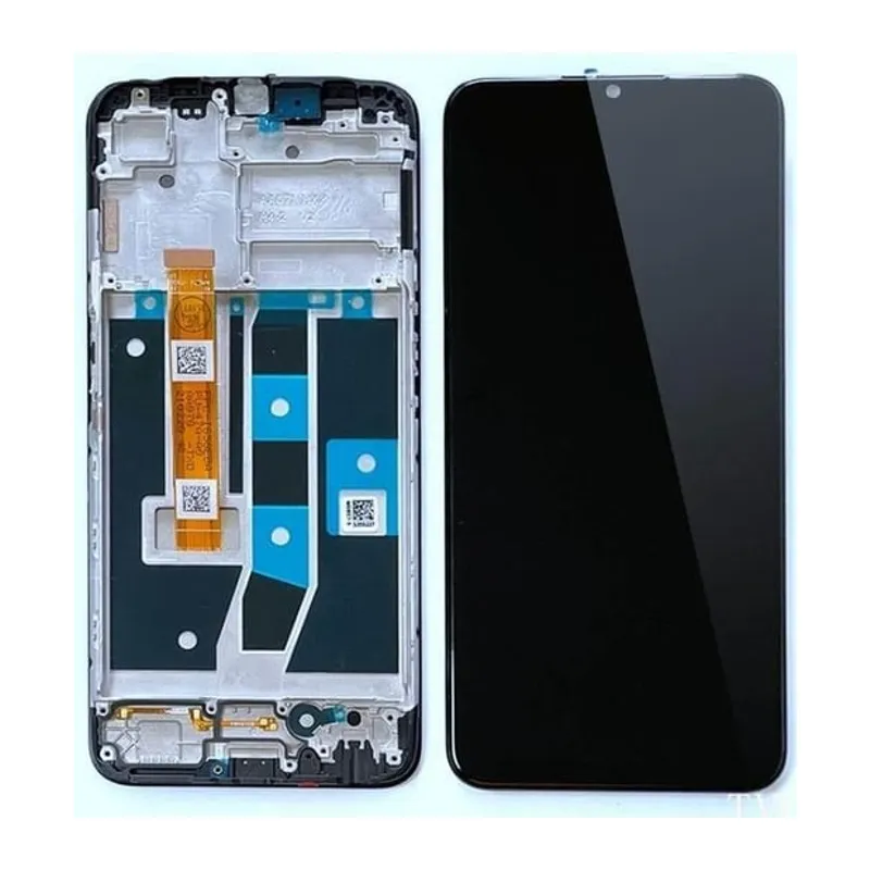 Oppo A16 ekran Dokunmatik Çıtalı SRV (Siyah)