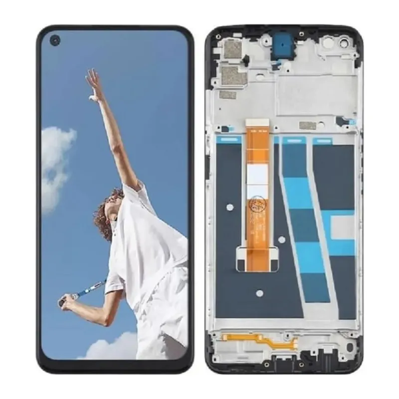 Oppo A52 - A72 Ekran Dokunmatik Çıtalı SRV (Siyah)