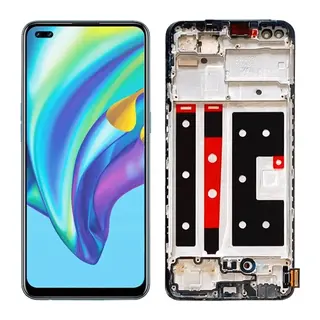 Reno 4 Lite Ekran Dokunmatik Çıtalı SRV (Siyah)