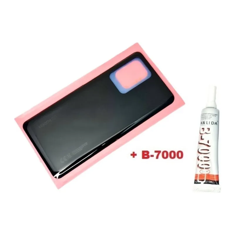Mi 11T - Mi 11T Pro Arka Pil Kapağı Siyah (B7000 1