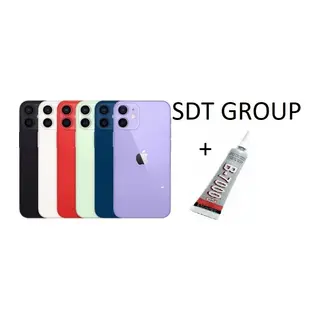 iPhone 12 Uyumlu Arka Batarya Pil Kapağı SİYAH (B7000 15