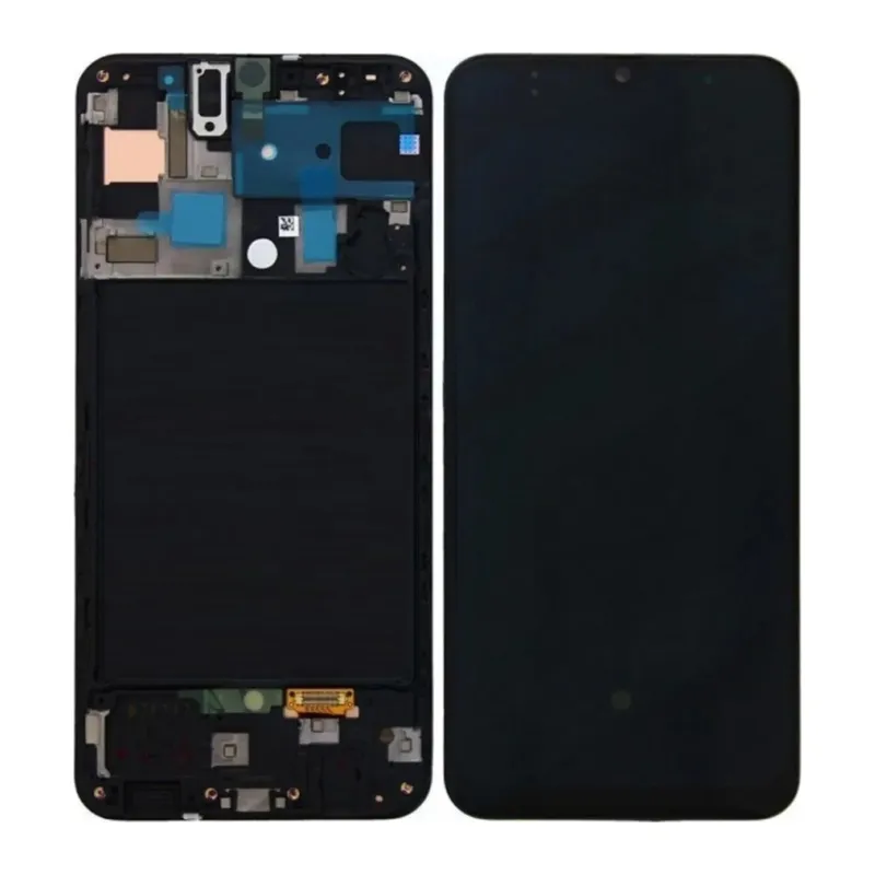 Samsung Galaxy A30 Siyah Çıtalı Lcd Ekran