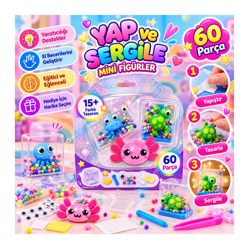 Yap ve Sergile Mini Figürler