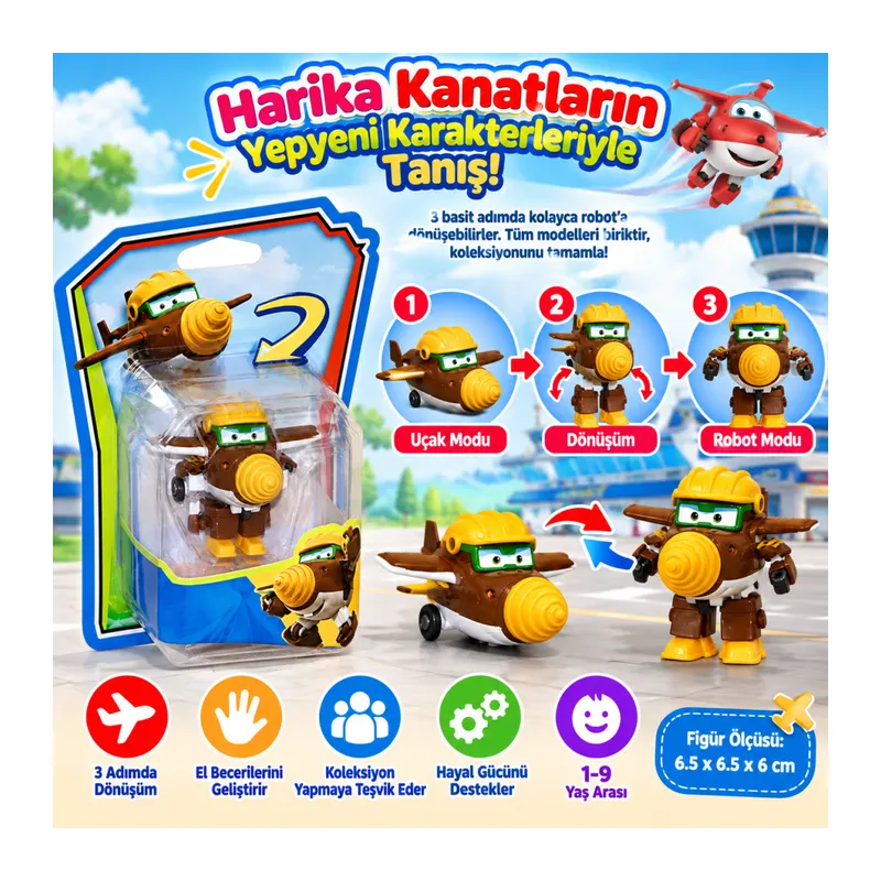 20022 Dönüşen TODD NessiWorld Figür