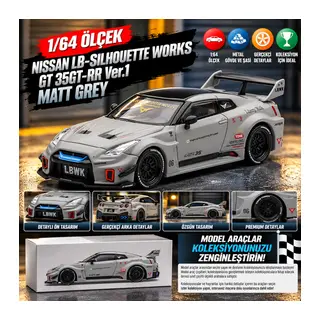 1/64 NISSAN LB-Silhouette WORKS GT 35GT-RR Ver.1 Matt Grey
