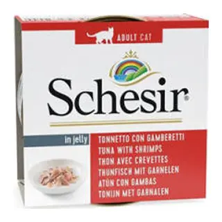 Ton Balıklı ve Karidesli Jelly Yetişkin Kedi Konservesi 6 Adet 85 Gr