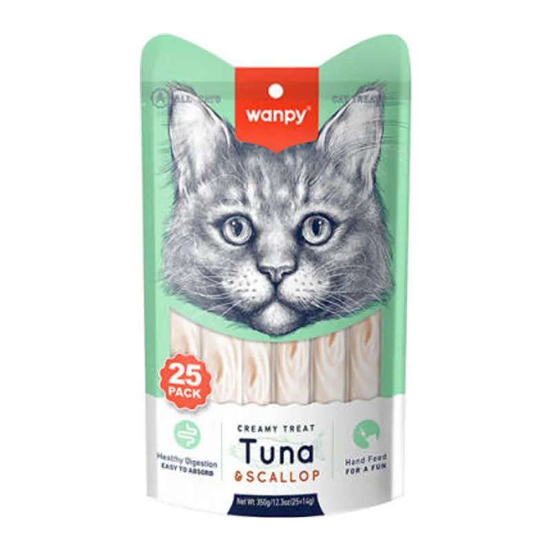 Ton Balık ve Deniz Taraklı Krema Kedi Ödülü 25x14 Gr