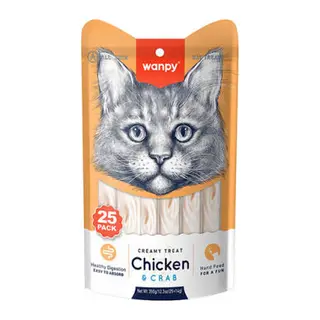 Tavuklu ve Yengeçli Krema Kedi Ödülü 25x14 Gr