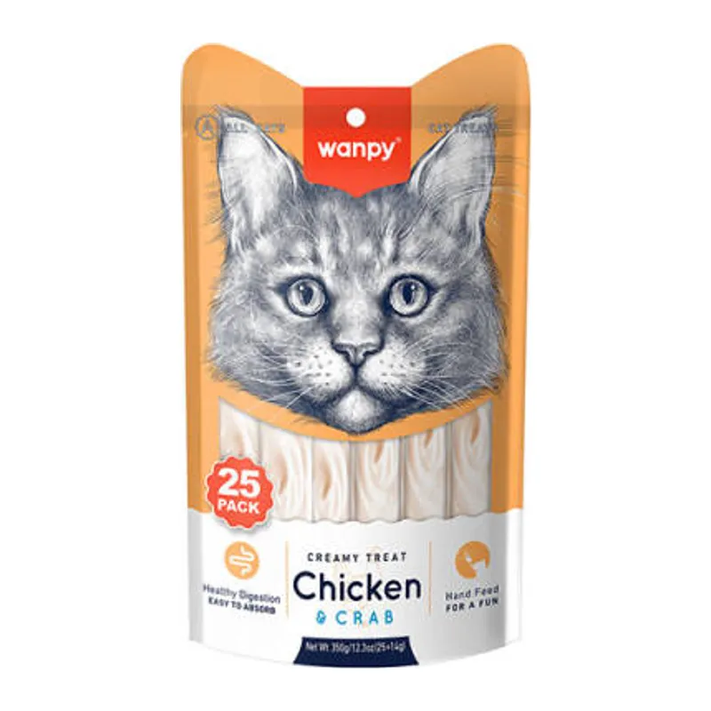 Tavuklu ve Yengeçli Krema Kedi Ödülü 25x14 Gr