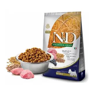 Ancestral Grain Kuzulu Yaban Mersinli Küçük Irk Düşük Tahıllı Yetişkin Köpek Maması 2,5 Kg