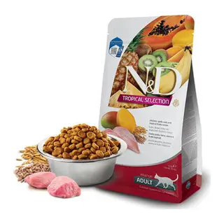 Tropical Selection Tavuklu ve Tropikal Meyveli Yetişkin Kedi Maması 10 Kg